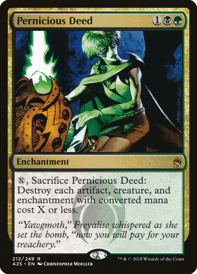 Pernicious Deed [Masters 25] MTG Single Magic: The Gathering    | Red Claw Gaming