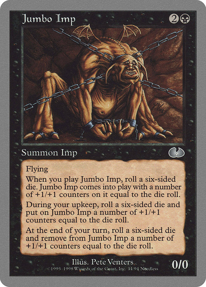 Jumbo Imp [Unglued] MTG Single Magic: The Gathering    | Red Claw Gaming