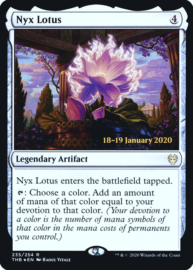 Nyx Lotus [Theros Beyond Death Prerelease Promos] MTG Single Magic: The Gathering    | Red Claw Gaming