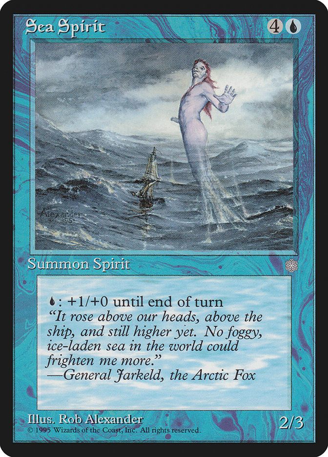 Sea Spirit [Ice Age] MTG Single Magic: The Gathering    | Red Claw Gaming