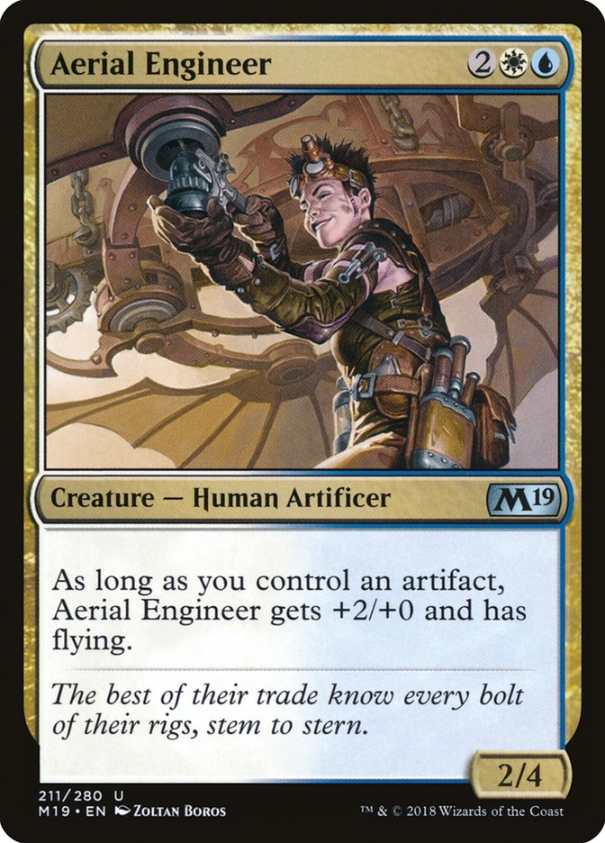 Aerial Engineer [Core Set 2019] MTG Single Magic: The Gathering    | Red Claw Gaming