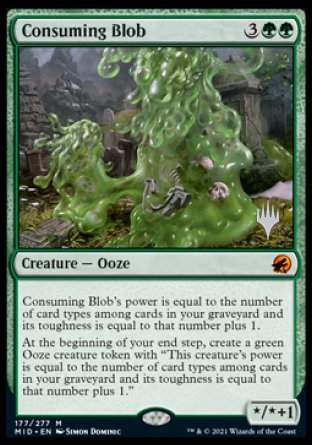 Consuming Blob (Promo Pack) [Innistrad: Midnight Hunt Promos] MTG Single Magic: The Gathering    | Red Claw Gaming