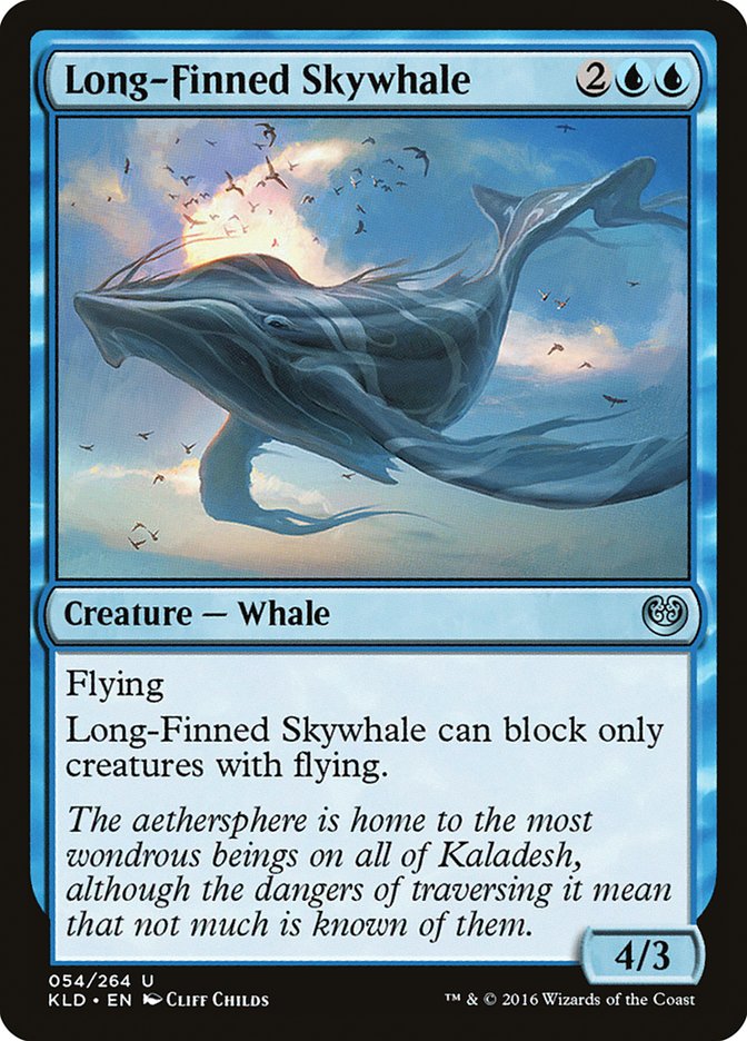 Long-Finned Skywhale [Kaladesh] MTG Single Magic: The Gathering    | Red Claw Gaming