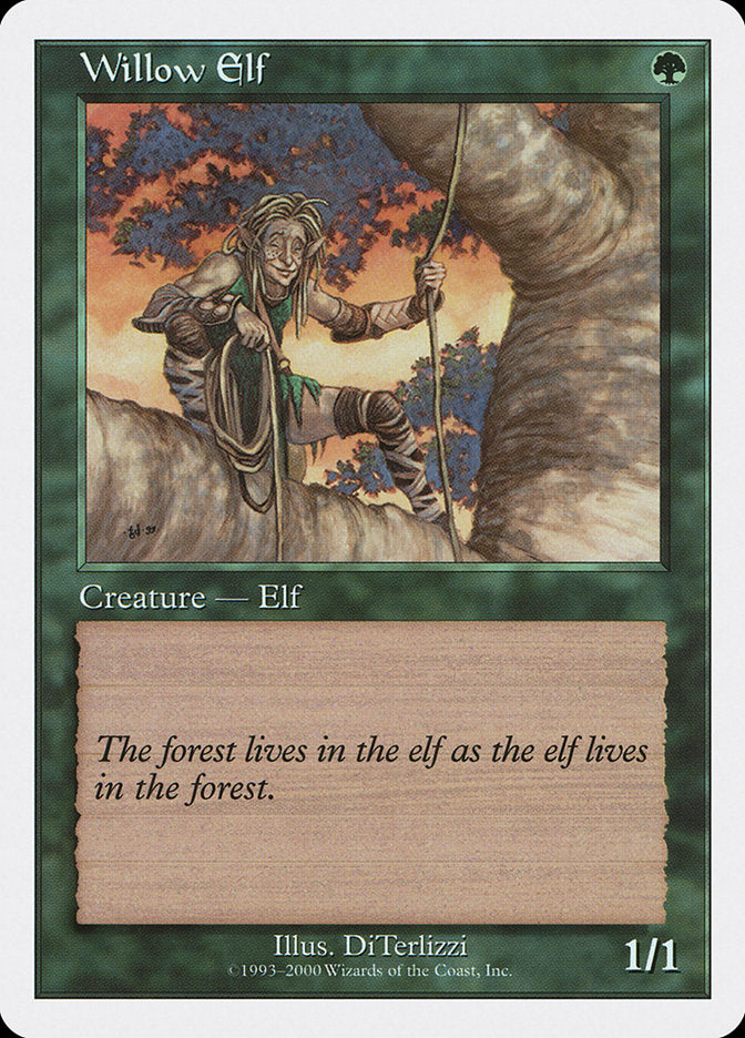 Willow Elf [Starter 2000] MTG Single Magic: The Gathering    | Red Claw Gaming