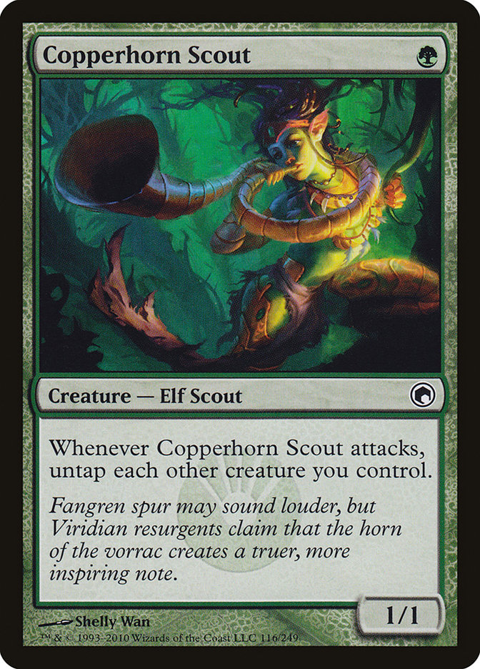 Copperhorn Scout [Scars of Mirrodin] MTG Single Magic: The Gathering    | Red Claw Gaming