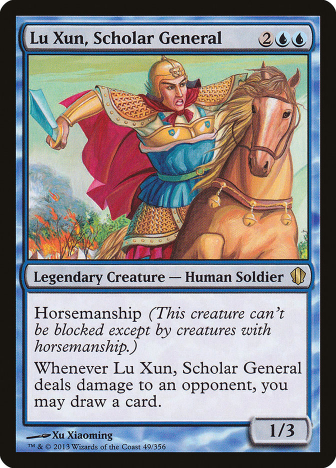 Lu Xun, Scholar General [Commander 2013] MTG Single Magic: The Gathering    | Red Claw Gaming