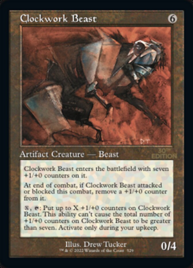 Clockwork Beast (Retro) [30th Anniversary Edition] MTG Single Magic: The Gathering    | Red Claw Gaming