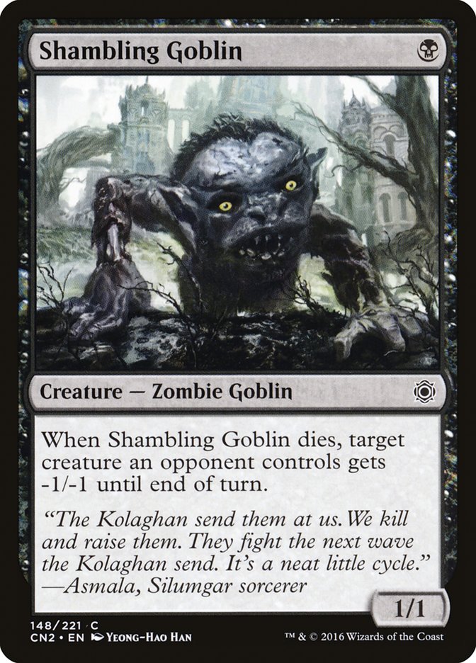 Shambling Goblin [Conspiracy: Take the Crown] MTG Single Magic: The Gathering    | Red Claw Gaming