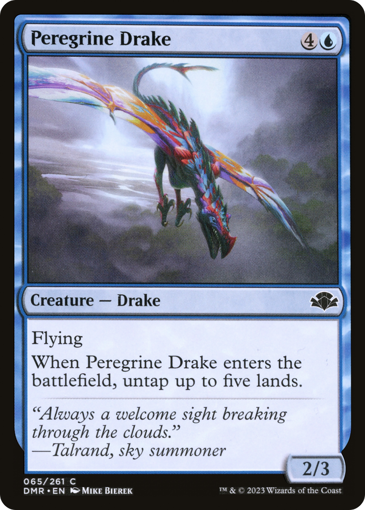 Peregrine Drake [Dominaria Remastered] MTG Single Magic: The Gathering    | Red Claw Gaming