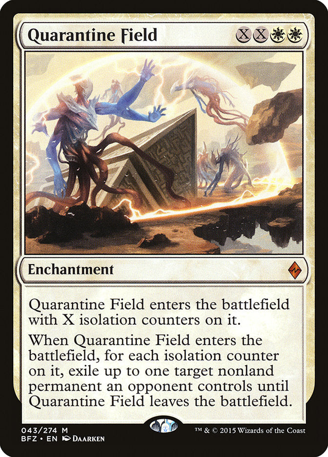 Quarantine Field [Battle for Zendikar] MTG Single Magic: The Gathering    | Red Claw Gaming