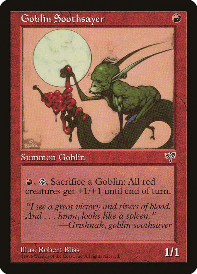 Goblin Soothsayer [Mirage] MTG Single Magic: The Gathering    | Red Claw Gaming