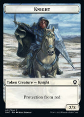 Phyrexian // Knight Double-Sided Token [Dominaria United Tokens] MTG Single Magic: The Gathering    | Red Claw Gaming