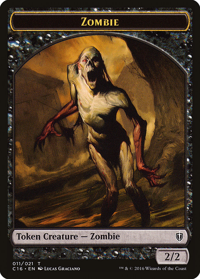 Goblin // Zombie Double-Sided Token [Commander 2016 Tokens] MTG Single Magic: The Gathering    | Red Claw Gaming