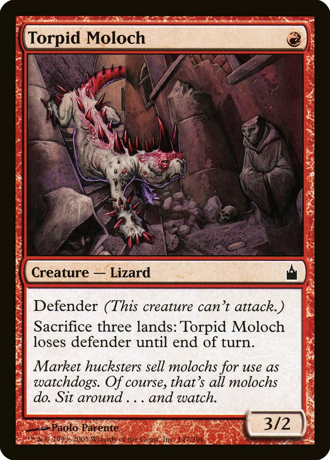 Torpid Moloch [Ravnica: City of Guilds] MTG Single Magic: The Gathering    | Red Claw Gaming