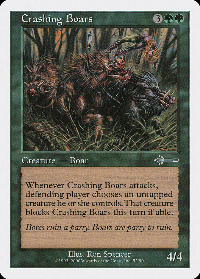 Crashing Boars [Beatdown] MTG Single Magic: The Gathering    | Red Claw Gaming