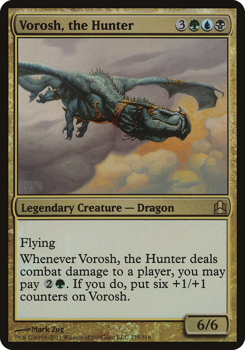 Vorosh, the Hunter (Oversized) [Commander 2011 Oversized] MTG Single Magic: The Gathering    | Red Claw Gaming