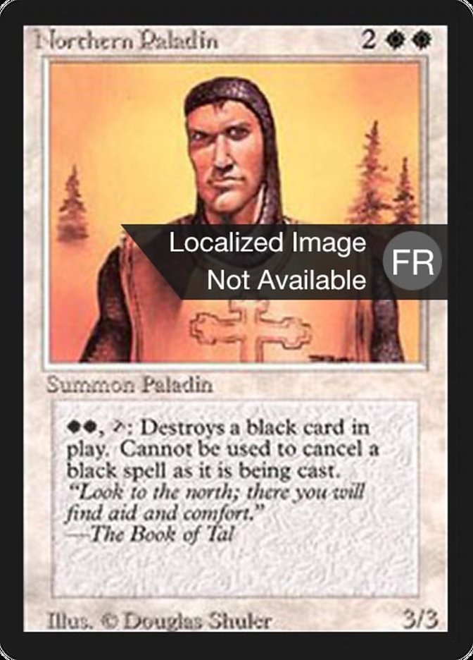 Northern Paladin [Foreign Black Border] MTG Single Magic: The Gathering    | Red Claw Gaming