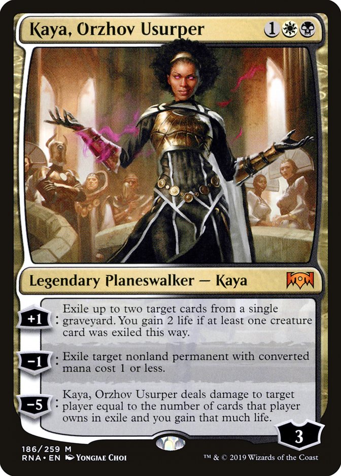 Kaya, Orzhov Usurper [Ravnica Allegiance] MTG Single Magic: The Gathering    | Red Claw Gaming