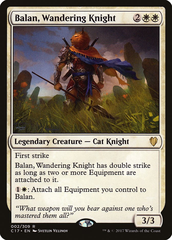 Balan, Wandering Knight [Commander 2017] MTG Single Magic: The Gathering    | Red Claw Gaming