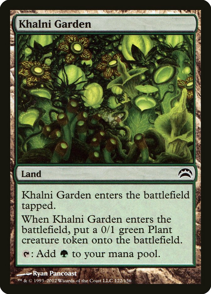 Khalni Garden [Planechase 2012] MTG Single Magic: The Gathering    | Red Claw Gaming