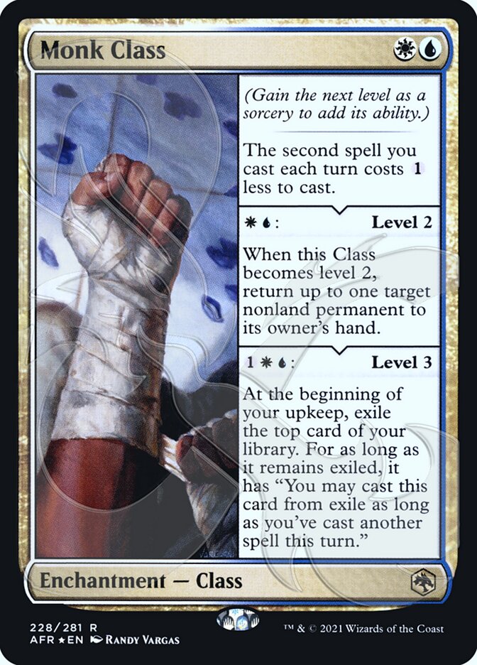 Monk Class (Ampersand Promo) [Dungeons & Dragons: Adventures in the Forgotten Realms Promos] MTG Single Magic: The Gathering    | Red Claw Gaming