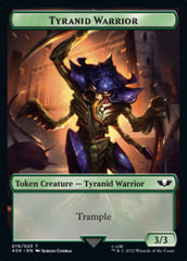 Tyranid (017) // Tyranid Warrior Double-Sided Token (Surge Foil) [Warhammer 40,000 Tokens] MTG Single Magic: The Gathering    | Red Claw Gaming