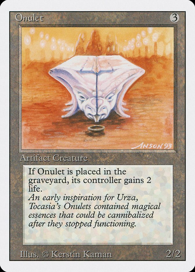 Onulet [Revised Edition] MTG Single Magic: The Gathering    | Red Claw Gaming