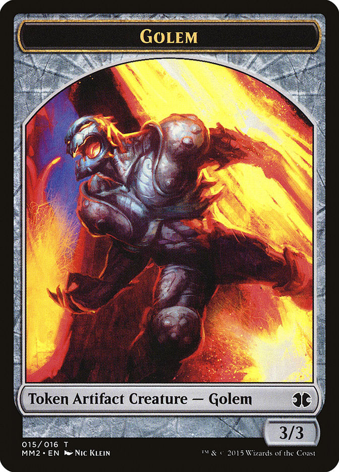 Golem Token [Modern Masters 2015 Tokens] MTG Single Magic: The Gathering    | Red Claw Gaming