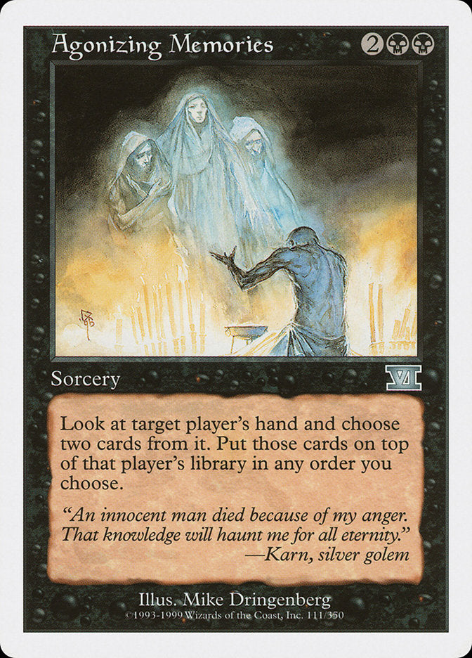 Agonizing Memories [Classic Sixth Edition] MTG Single Magic: The Gathering    | Red Claw Gaming