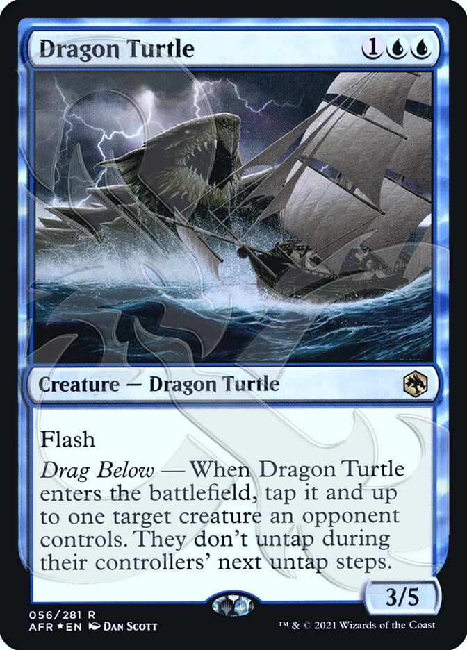 Dragon Turtle (Ampersand Promo) [Dungeons & Dragons: Adventures in the Forgotten Realms Promos] MTG Single Magic: The Gathering    | Red Claw Gaming