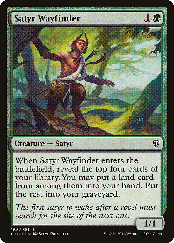 Satyr Wayfinder [Commander 2016] MTG Single Magic: The Gathering    | Red Claw Gaming