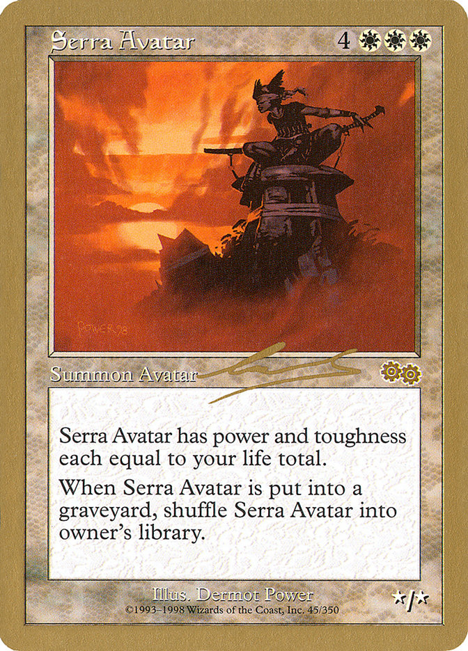 Serra Avatar (Nicolas Labarre) [World Championship Decks 2000] MTG Single Magic: The Gathering    | Red Claw Gaming