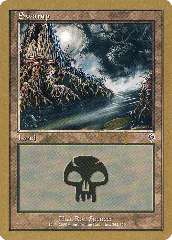 Swamp (tvdl342) (Tom van de Logt) [World Championship Decks 2001] MTG Single Magic: The Gathering    | Red Claw Gaming