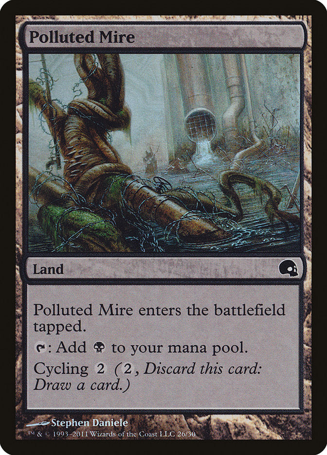 Polluted Mire [Premium Deck Series: Graveborn] MTG Single Magic: The Gathering    | Red Claw Gaming