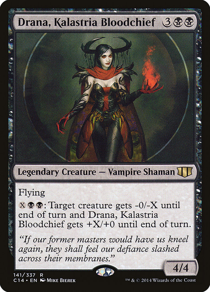 Drana, Kalastria Bloodchief [Commander 2014] MTG Single Magic: The Gathering    | Red Claw Gaming