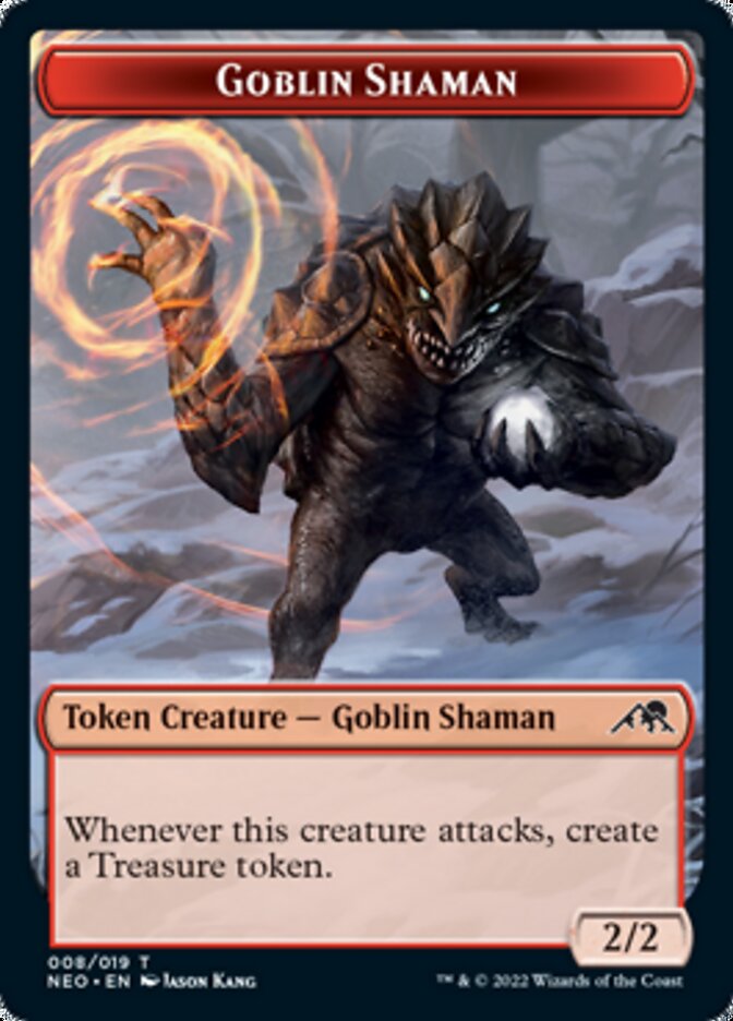 Goblin Shaman Token [Kamigawa: Neon Dynasty Tokens] MTG Single Magic: The Gathering    | Red Claw Gaming