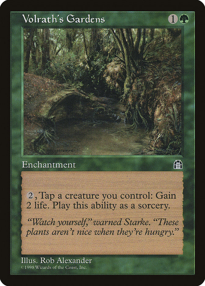 Volrath's Gardens [Stronghold] MTG Single Magic: The Gathering    | Red Claw Gaming