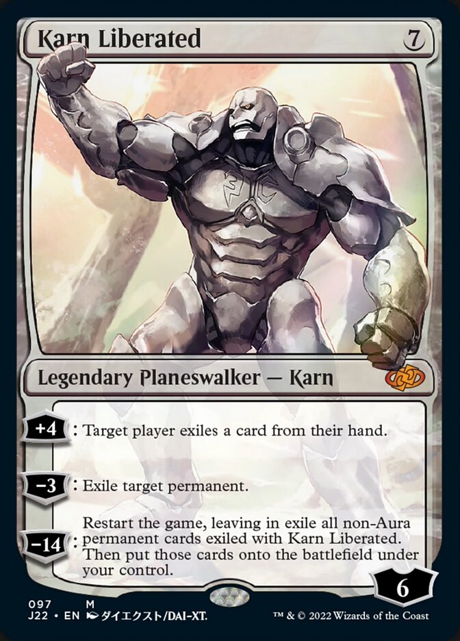 Karn Liberated [Jumpstart 2022] MTG Single Magic: The Gathering    | Red Claw Gaming