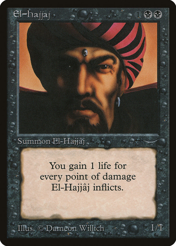 El-Hajjaj [Arabian Nights] MTG Single Magic: The Gathering    | Red Claw Gaming