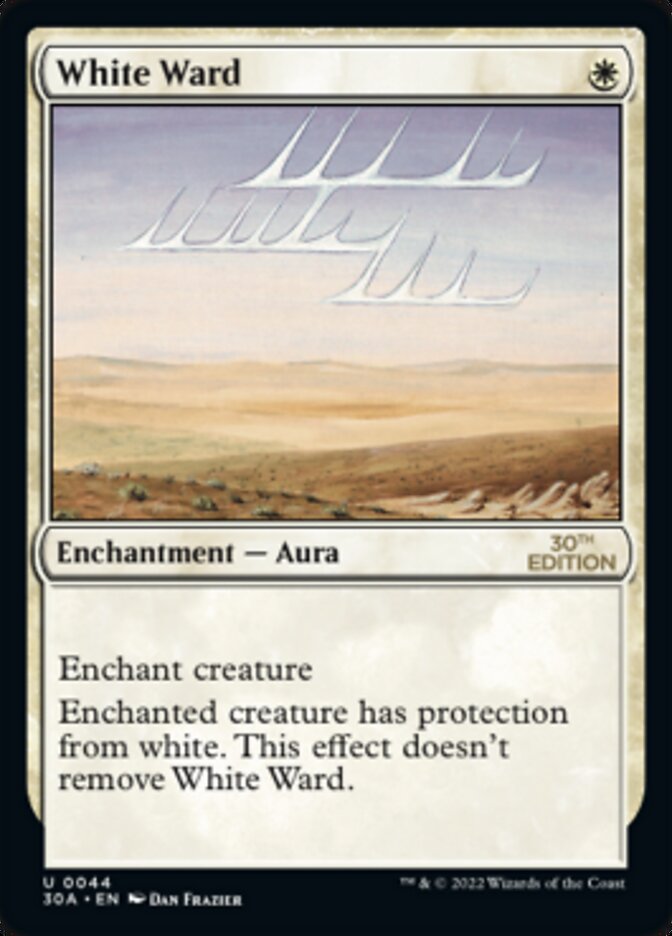 White Ward [30th Anniversary Edition] MTG Single Magic: The Gathering    | Red Claw Gaming