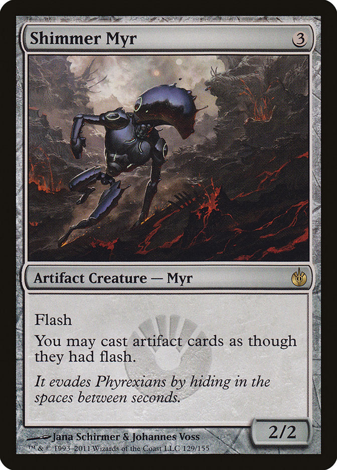 Shimmer Myr [Mirrodin Besieged] MTG Single Magic: The Gathering    | Red Claw Gaming