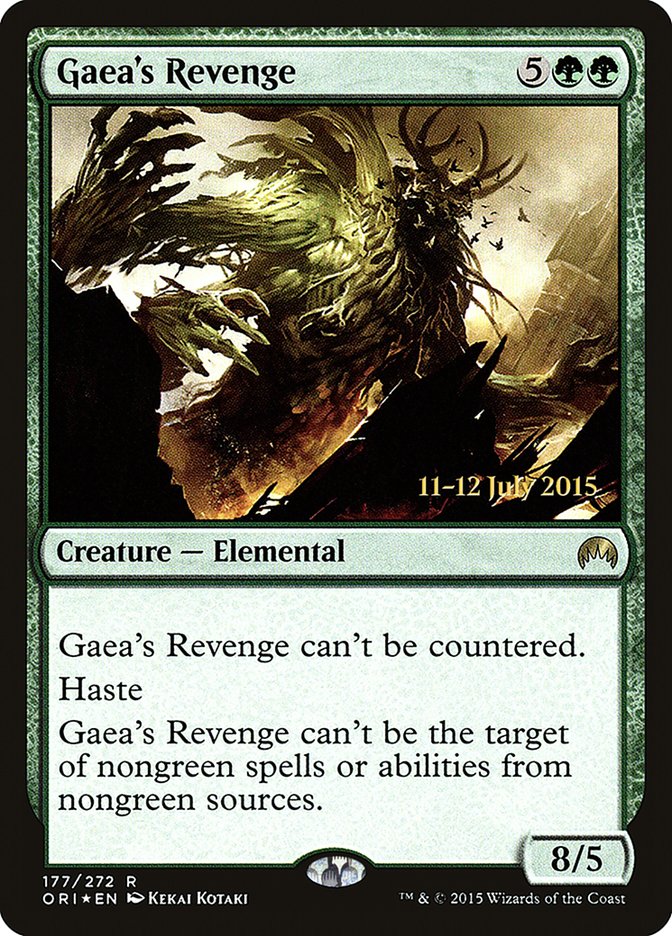 Gaea's Revenge [Magic Origins Prerelease Promos] MTG Single Magic: The Gathering    | Red Claw Gaming