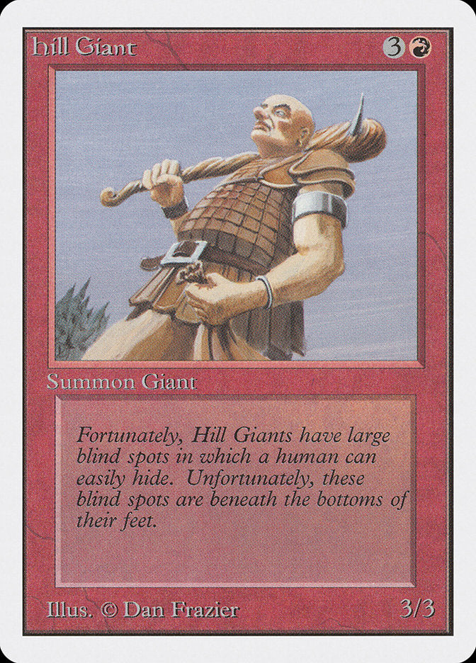 Hill Giant [Unlimited Edition] MTG Single Magic: The Gathering    | Red Claw Gaming