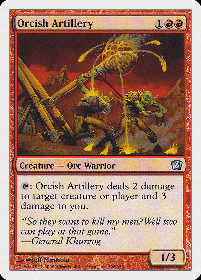 Orcish Artillery [Ninth Edition] MTG Single Magic: The Gathering    | Red Claw Gaming