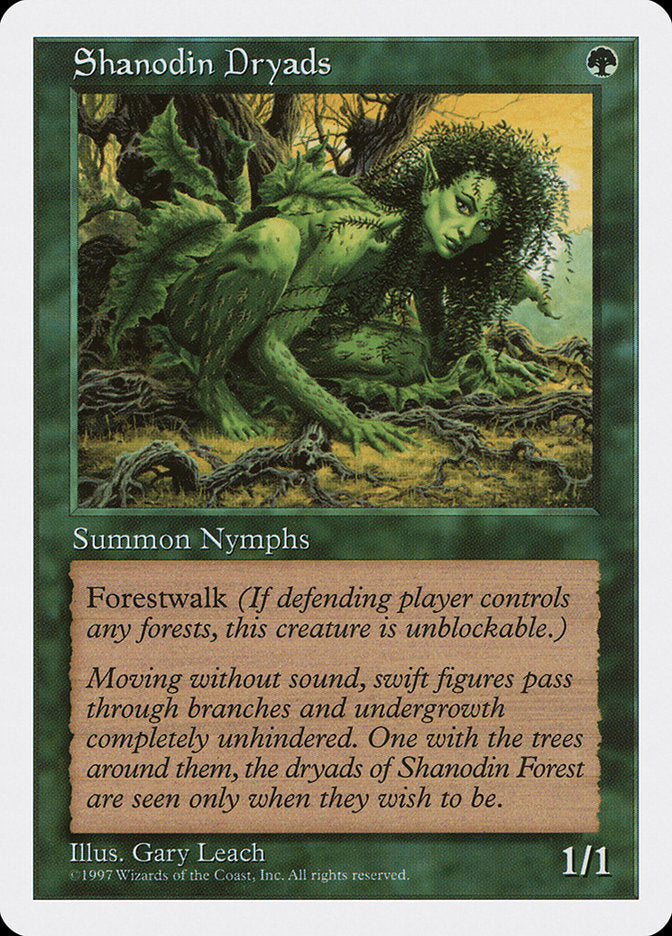 Shanodin Dryads [Fifth Edition] MTG Single Magic: The Gathering    | Red Claw Gaming