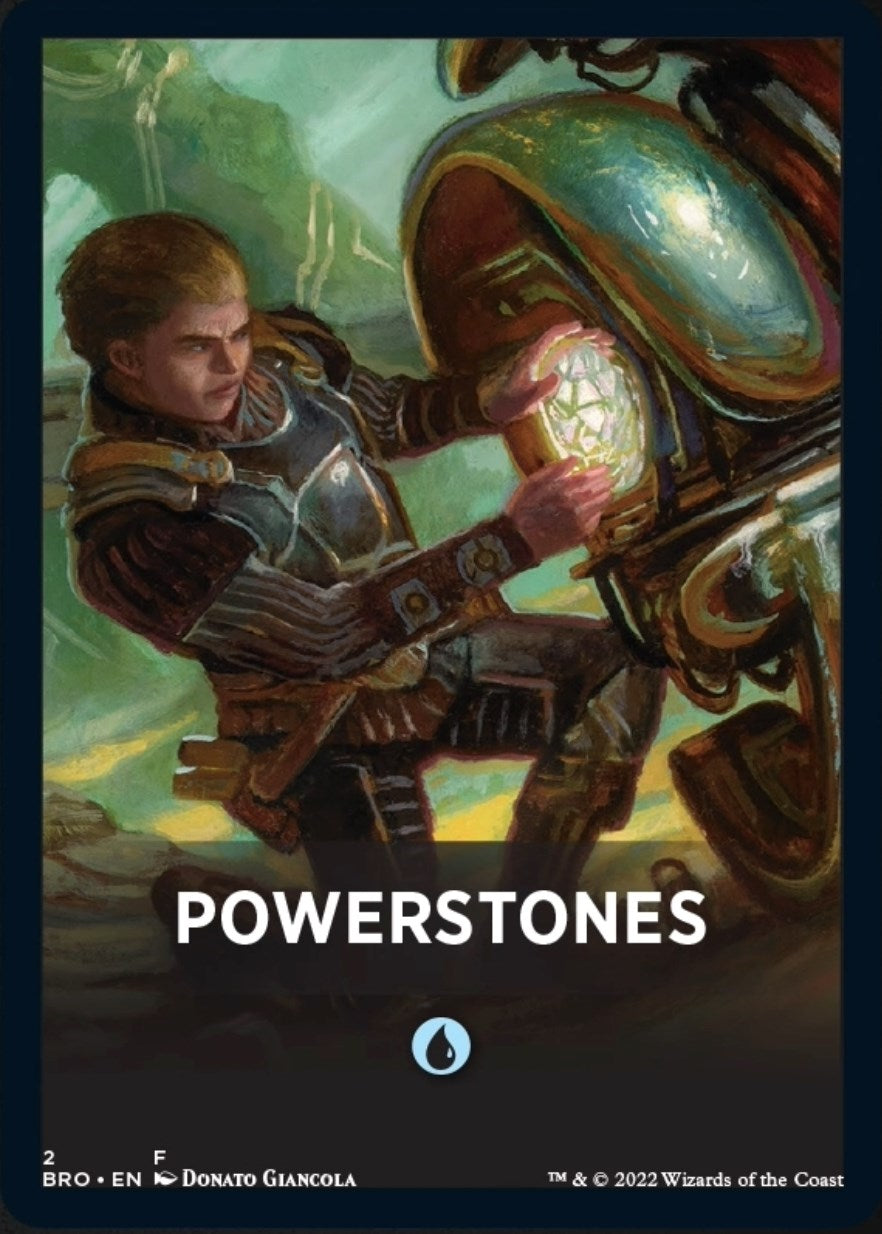 Powerstones Theme Card [The Brothers' War Tokens] MTG Single Magic: The Gathering    | Red Claw Gaming