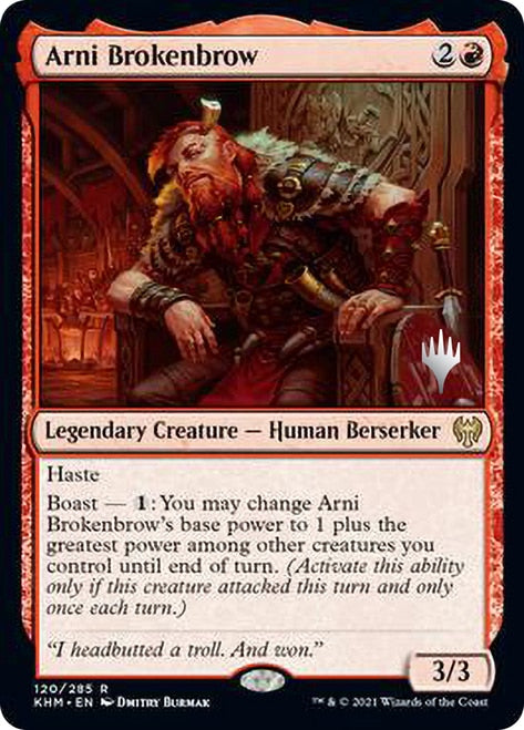 Arni Brokenbrow (Promo Pack) [Kaldheim Promos] MTG Single Magic: The Gathering    | Red Claw Gaming