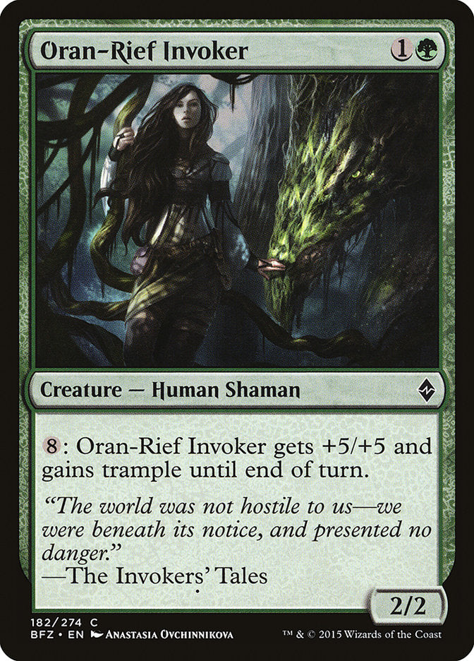 Oran-Rief Invoker [Battle for Zendikar] MTG Single Magic: The Gathering    | Red Claw Gaming