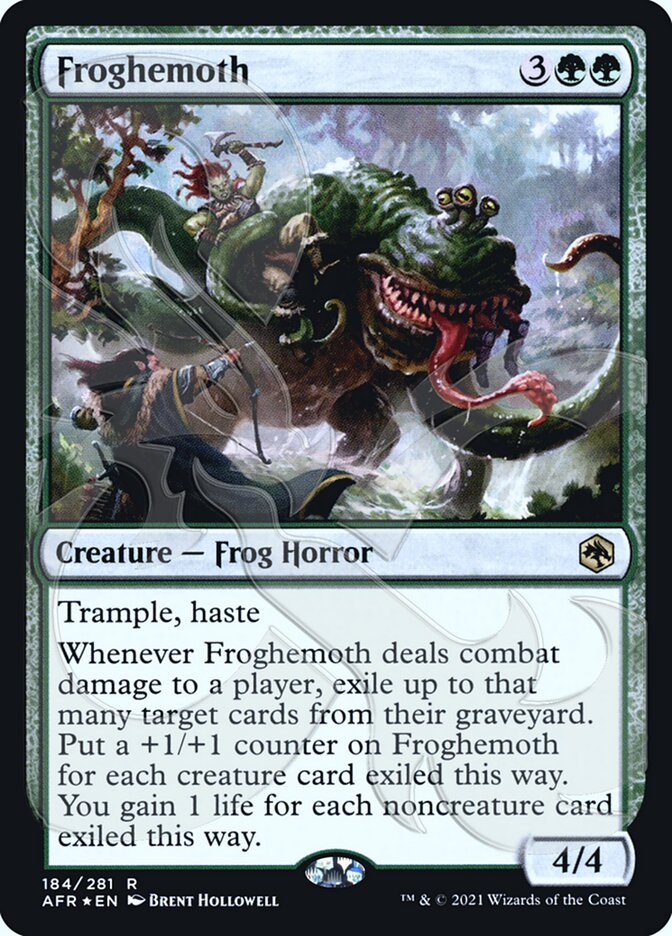 Froghemoth (Ampersand Promo) [Dungeons & Dragons: Adventures in the Forgotten Realms Promos] MTG Single Magic: The Gathering    | Red Claw Gaming