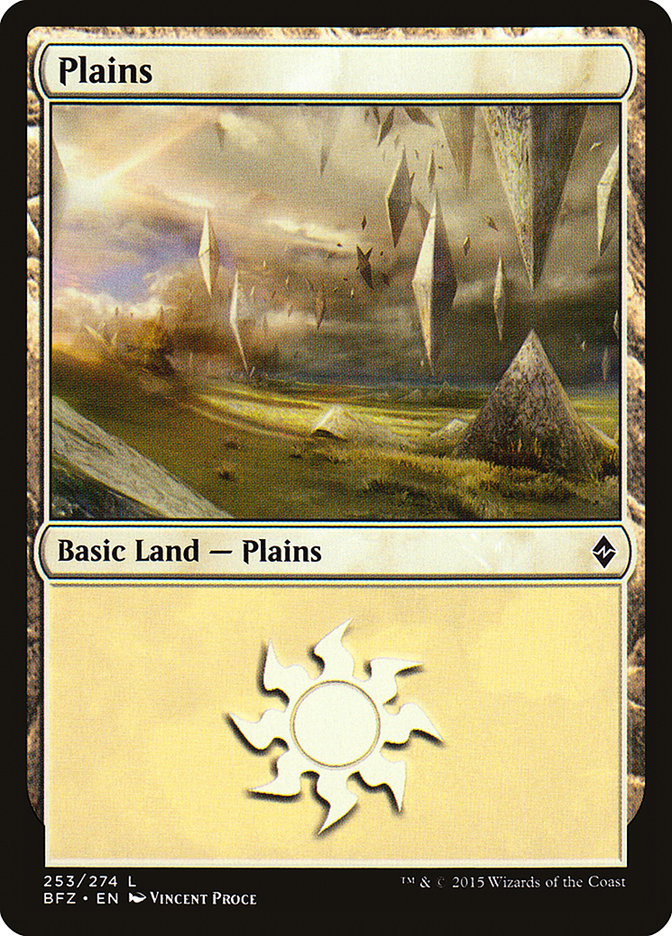 Plains (253) [Battle for Zendikar] MTG Single Magic: The Gathering    | Red Claw Gaming